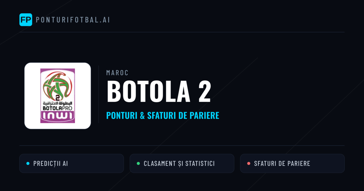 Ponturi și sfaturi de pariuri Maroc Botola 2