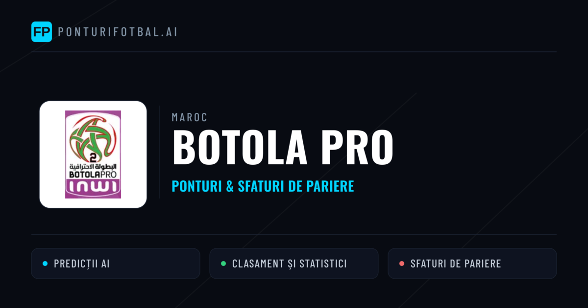 Ponturi și sfaturi de pariuri Maroc Botola Pro