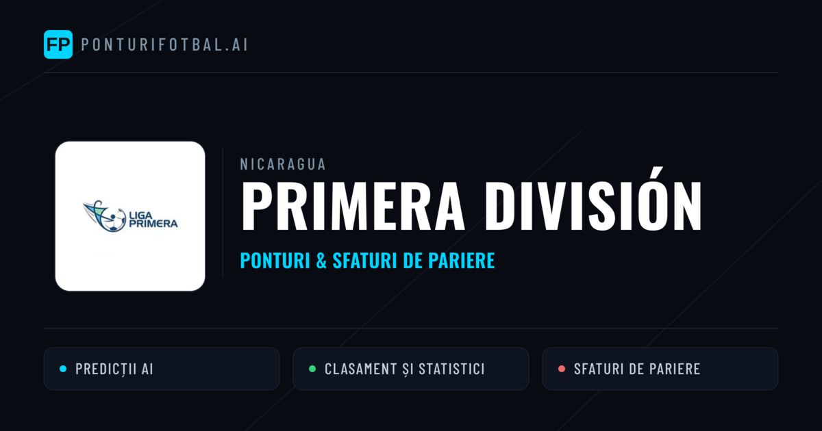 Ponturi și sfaturi de pariuri Nicaragua Primera División