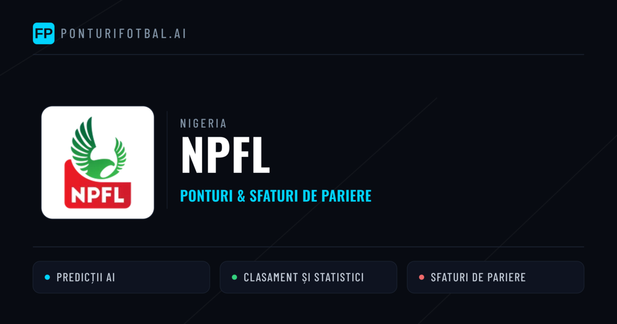Ponturi și sfaturi de pariuri Nigeria NPFL