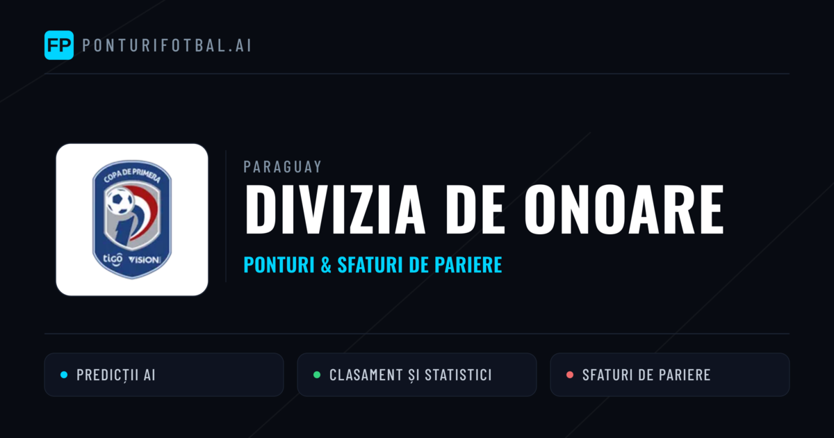Ponturi și sfaturi de pariuri Paraguay Divizia de Onoare