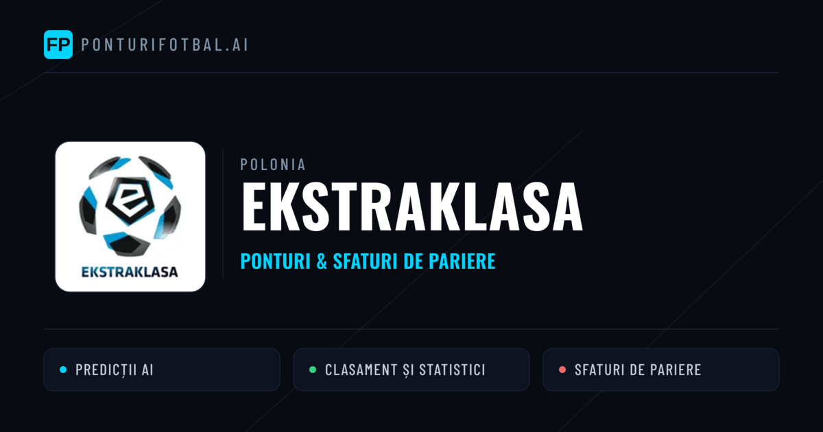 Ponturi și sfaturi de pariuri Polonia Ekstraklasa