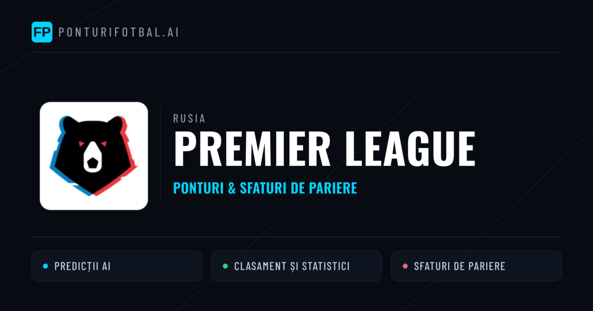 Ponturi și sfaturi de pariuri Rusia Premier League