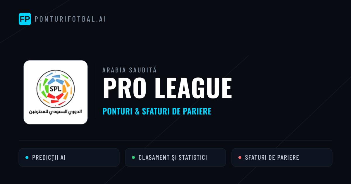 Ponturi și sfaturi de pariuri Arabia Saudită Pro League