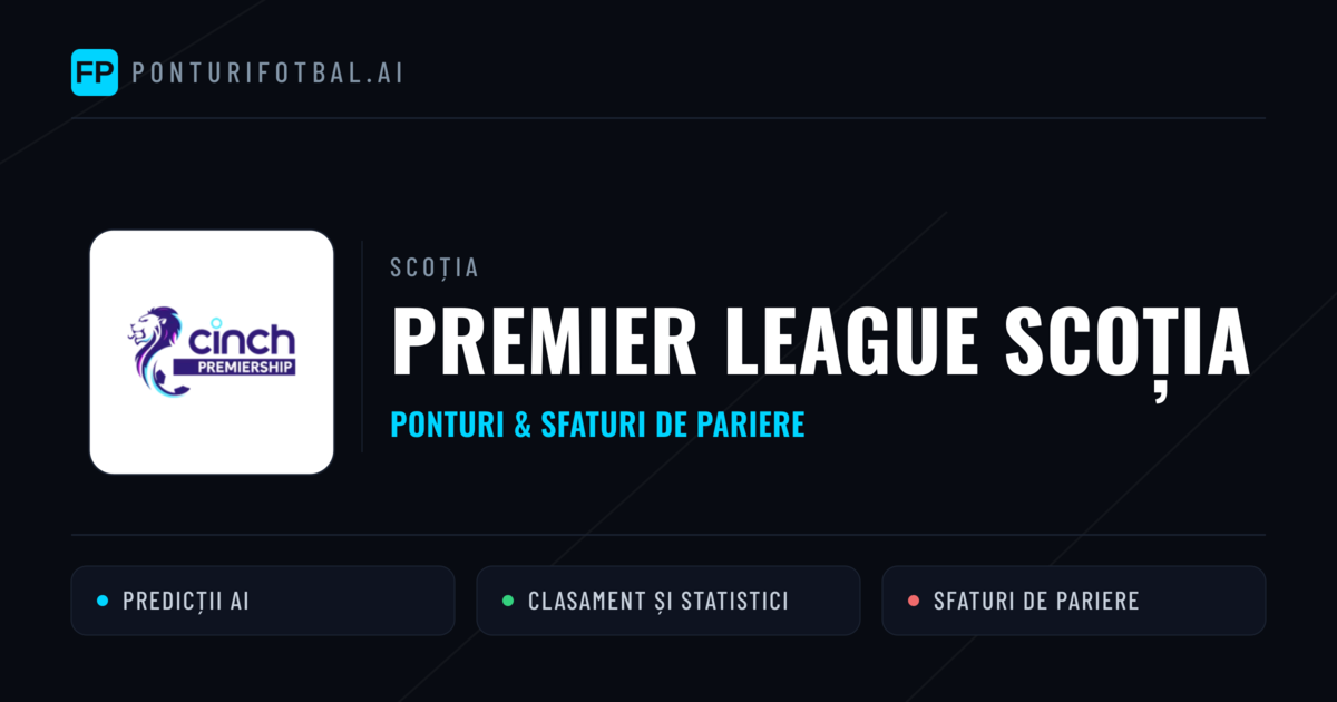 Ponturi și sfaturi de pariuri Scoția Premier League Scoția
