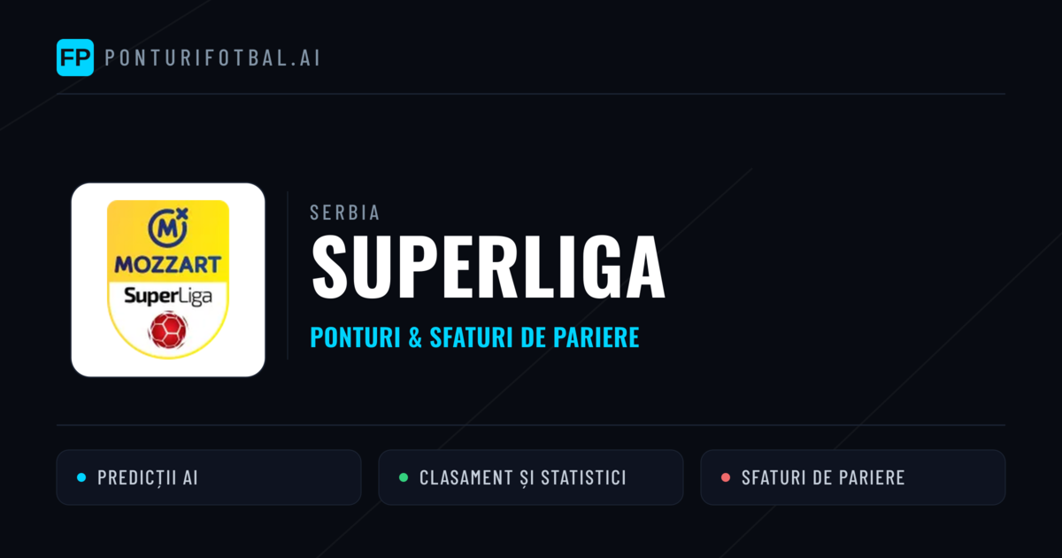 Ponturi și sfaturi de pariuri Serbia Superliga
