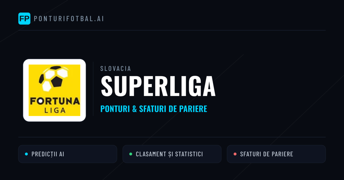 Ponturi și sfaturi de pariuri Slovacia Superliga