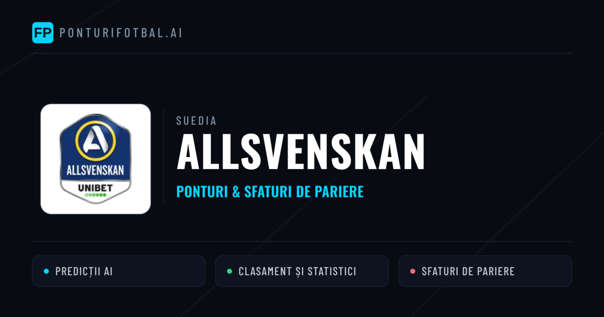 Ponturi și sfaturi de pariuri Suedia Allsvenskan