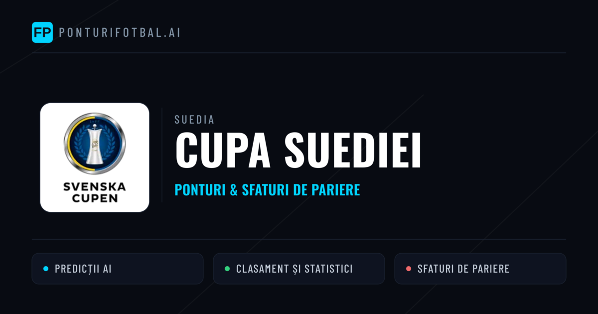 Ponturi și sfaturi de pariuri Suedia Cupa Suediei