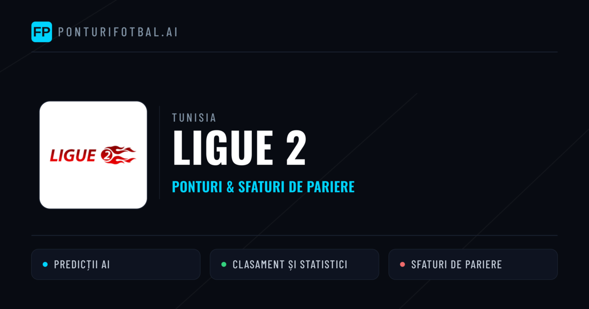 Ponturi și sfaturi de pariuri Tunisia Ligue 2