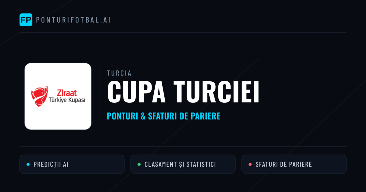 Ponturi și sfaturi de pariuri Turcia Cupa Turciei