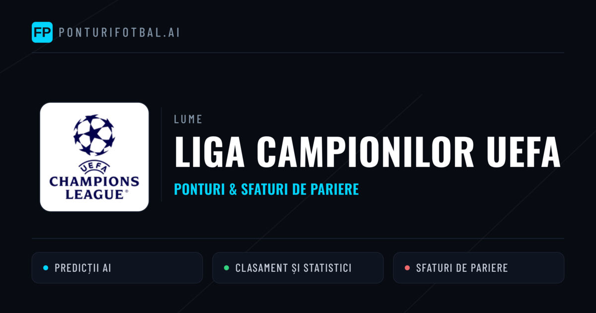 Ponturi și sfaturi de pariuri Liga Campionilor UEFA