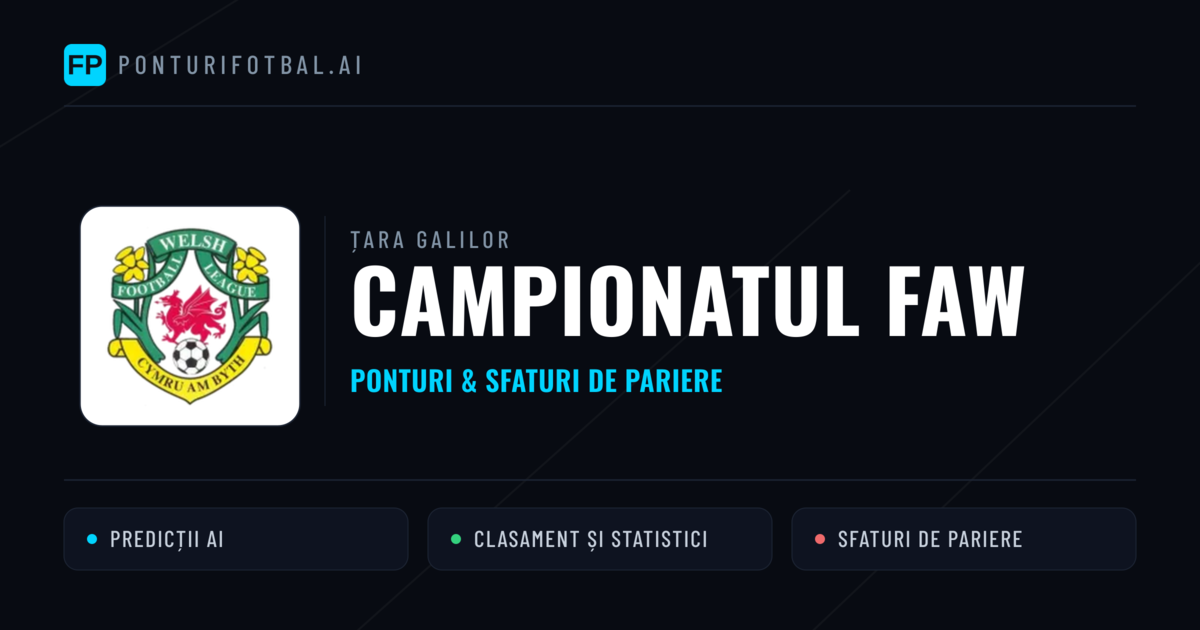 Ponturi și sfaturi de pariuri Țara Galilor Campionatul FAW