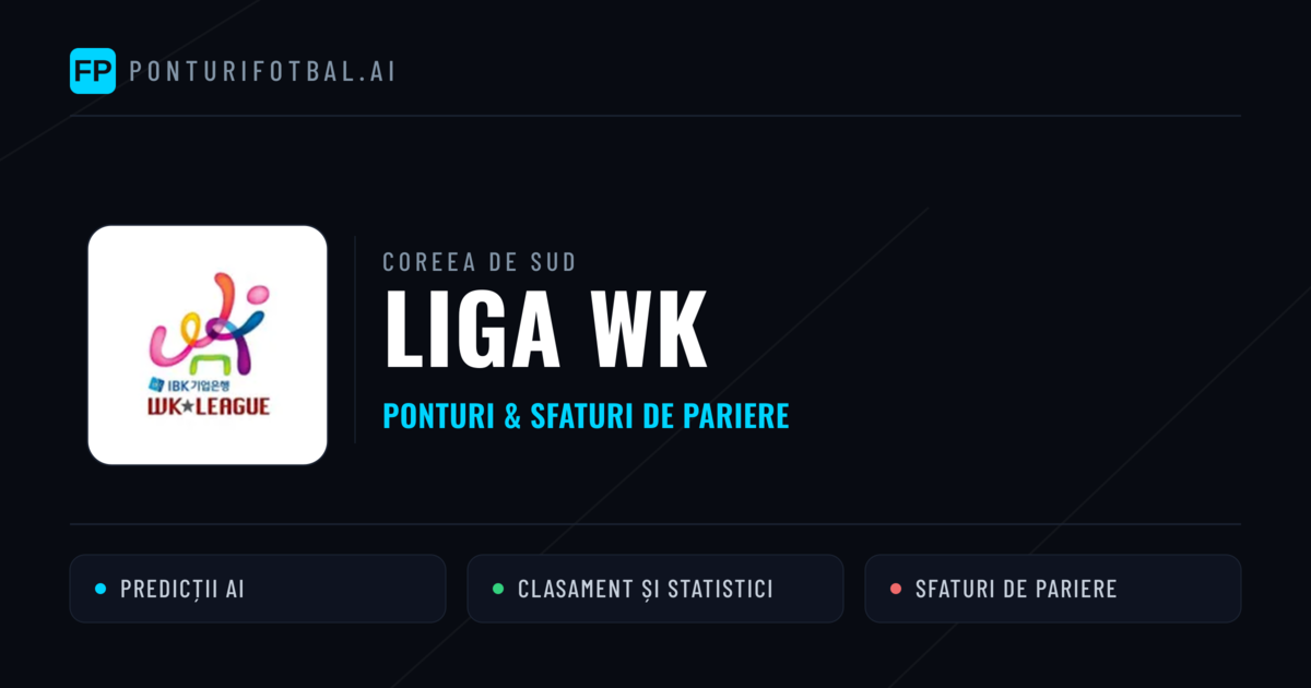 Ponturi și sfaturi de pariuri Coreea de Sud Liga WK