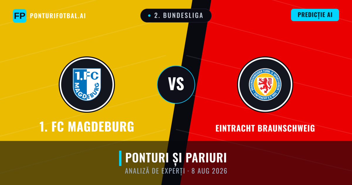 1. FC Magdeburg vs Eintracht Braunschweig — pronostic și avancronică meci