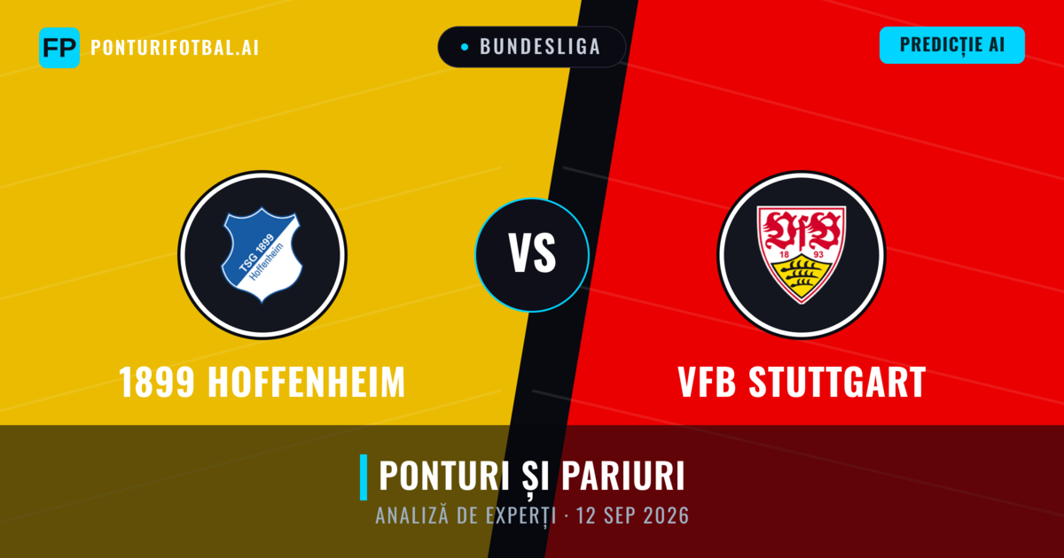 1899 Hoffenheim vs VfB Stuttgart — pronostic și avancronică meci