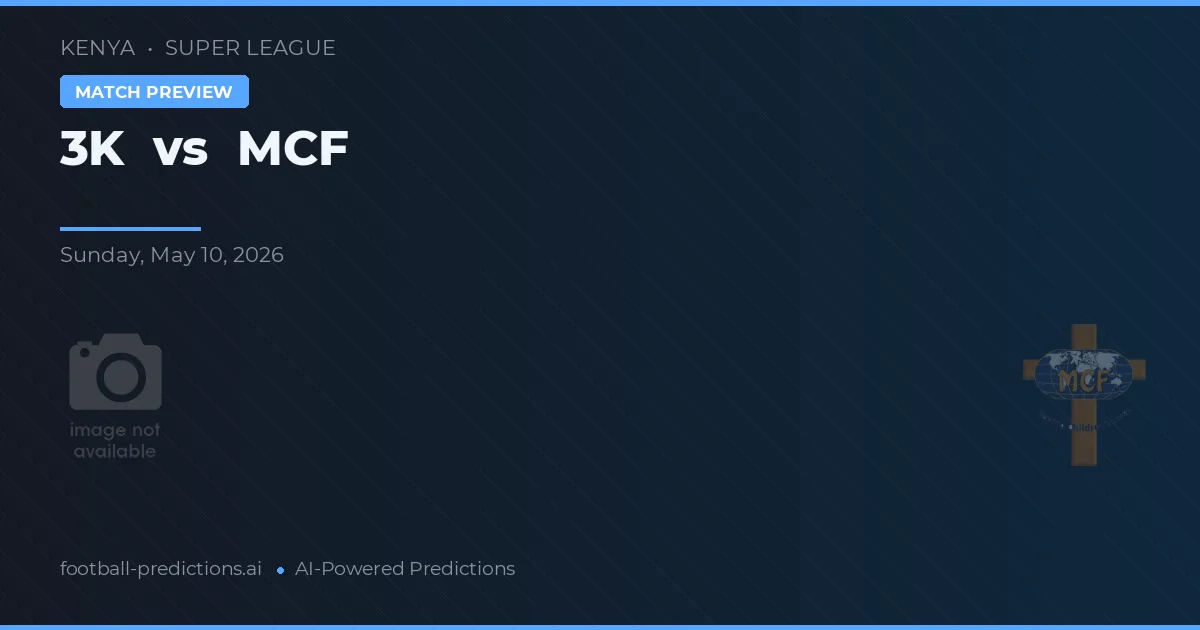 3K vs MCF — pronostic și avancronică meci