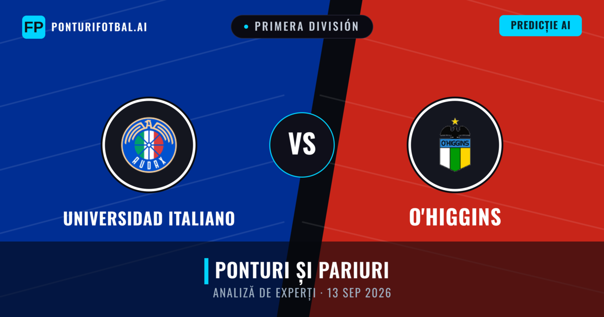 Universidad Italiano vs O'Higgins — pronostic și avancronică meci