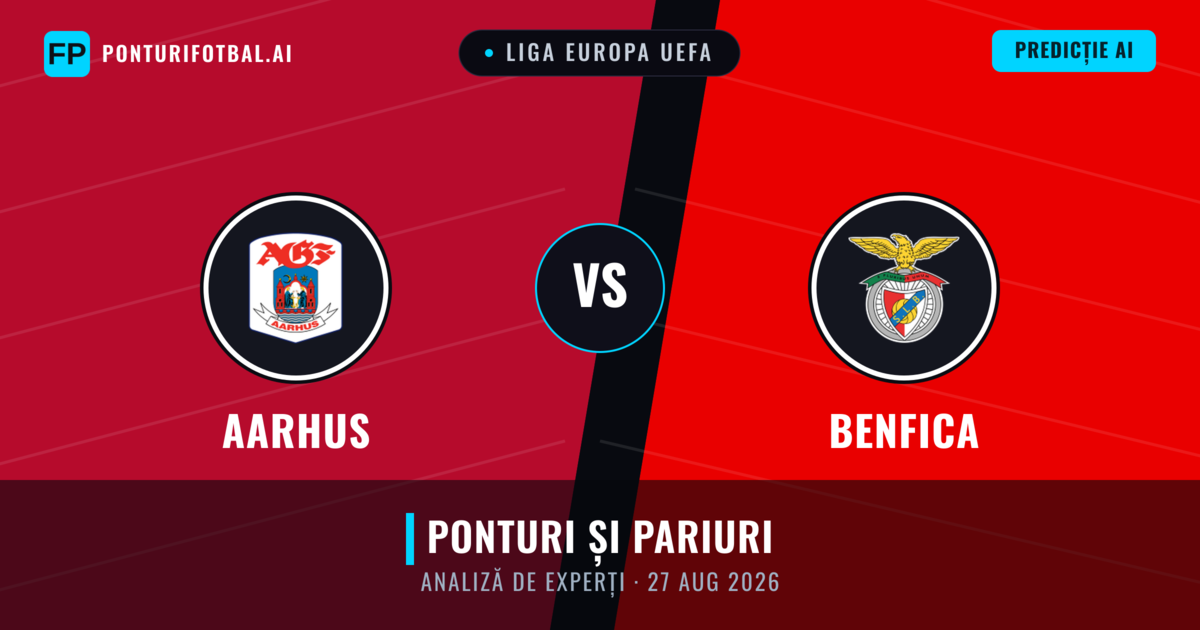 Aarhus vs Benfica — pronostic și avancronică meci