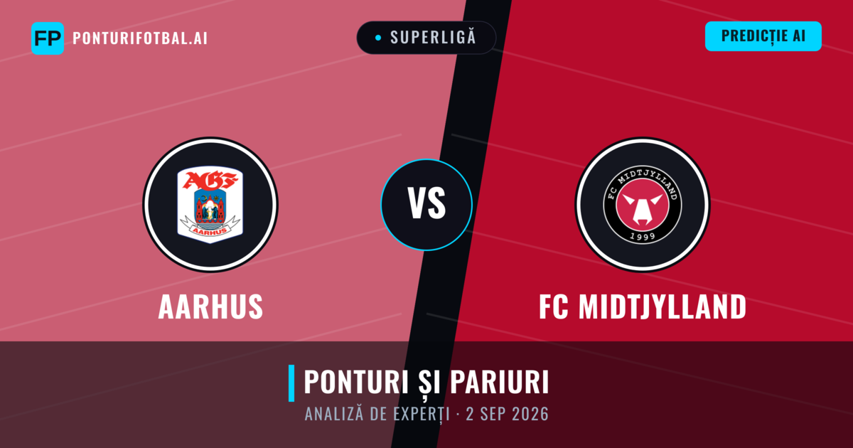 Aarhus vs FC Midtjylland — pronostic și avancronică meci