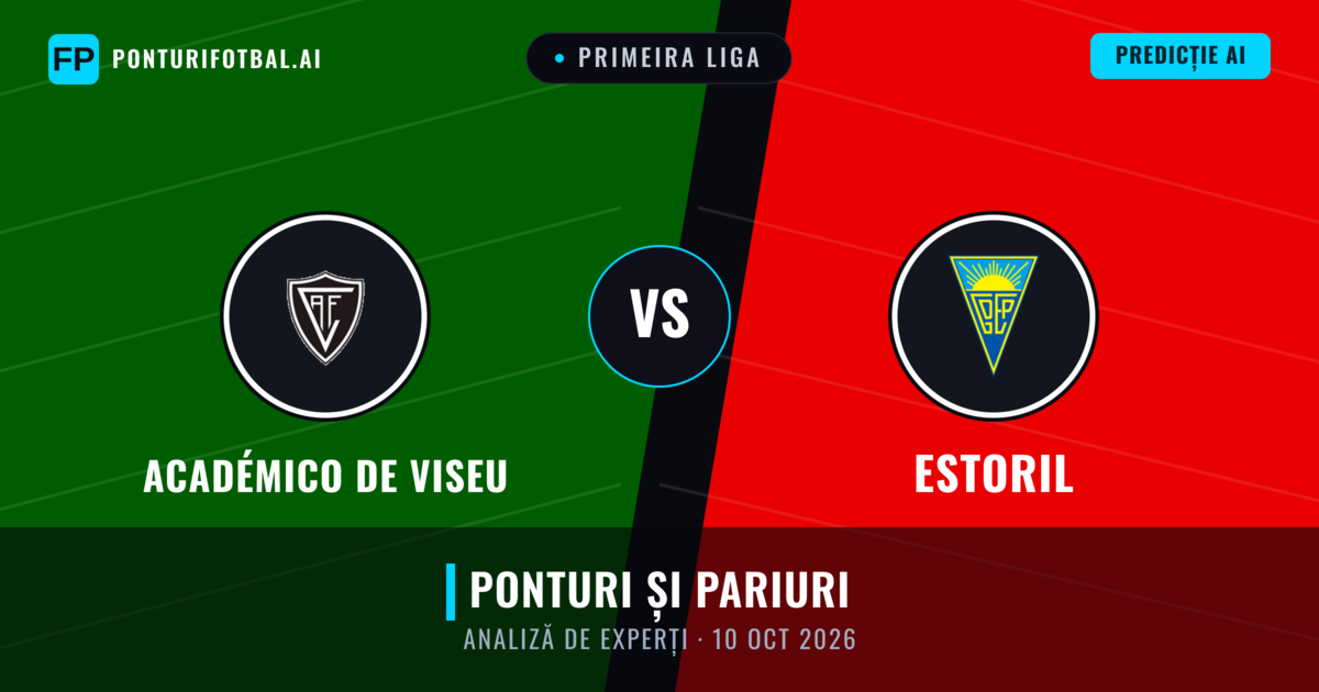 Académico de Viseu vs Estoril — pronostic și avancronică meci