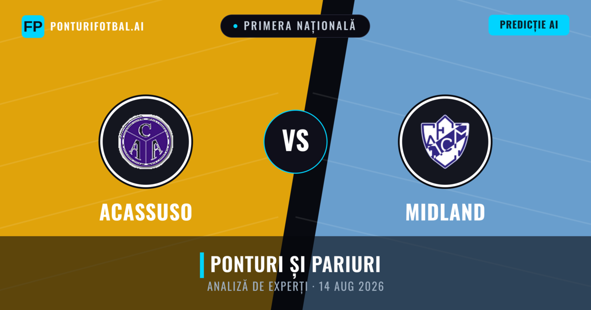 Acassuso vs Midland — pronostic și avancronică meci