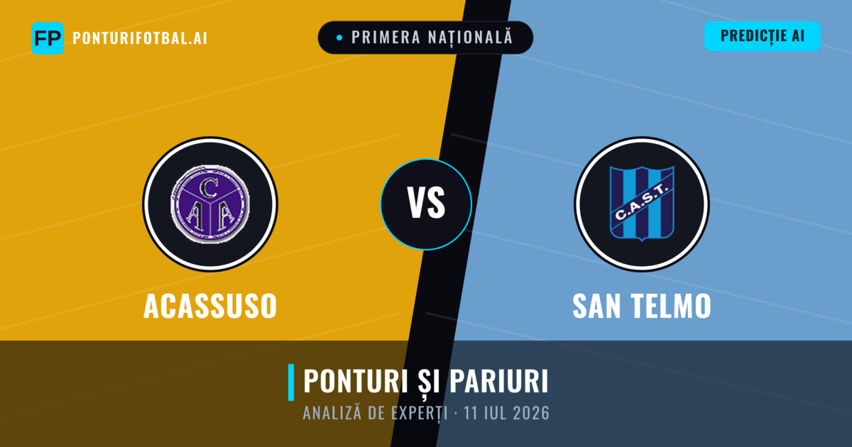 Acassuso vs San Telmo — pronostic și avancronică meci
