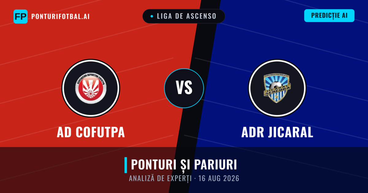 AD Cofutpa vs ADR Jicaral — pronostic și avancronică meci