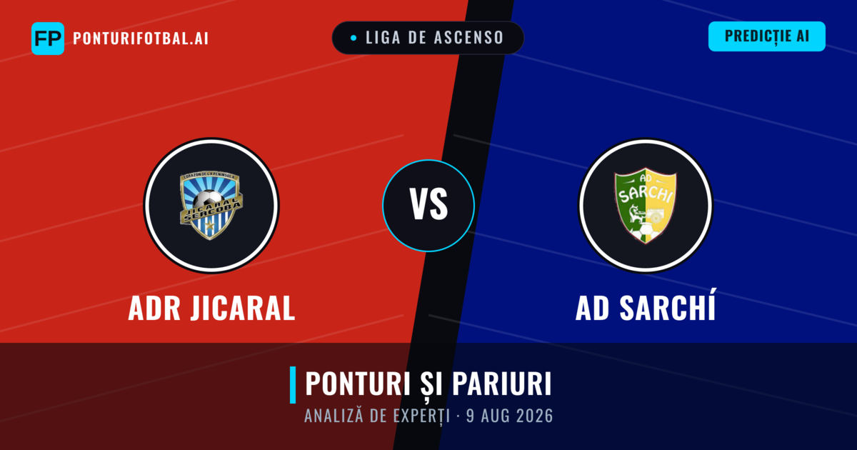 ADR Jicaral vs AD Sarchí — pronostic și avancronică meci