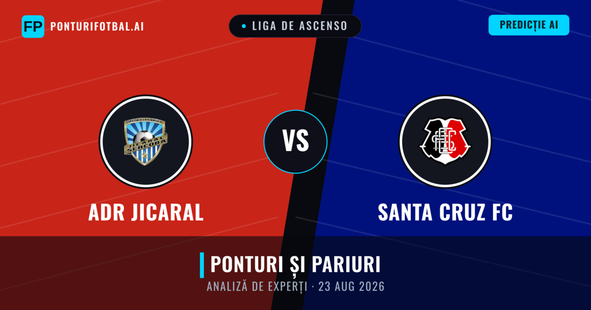 ADR Jicaral vs Santa Cruz FC — pronostic și avancronică meci