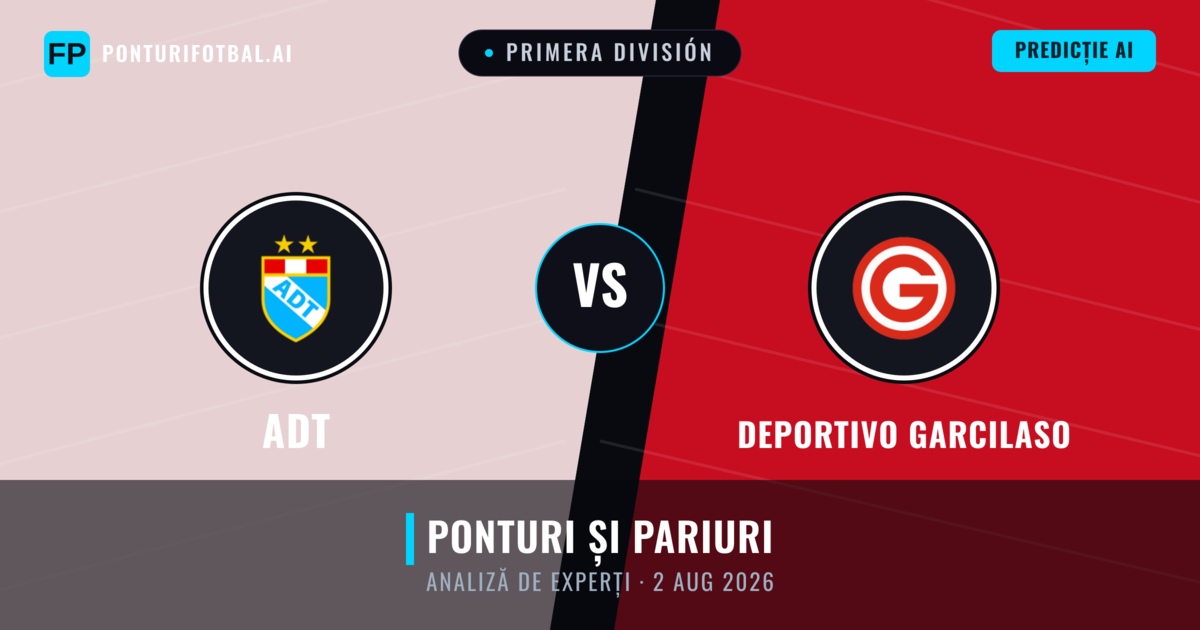 ADT vs Deportivo Garcilaso — pronostic și avancronică meci