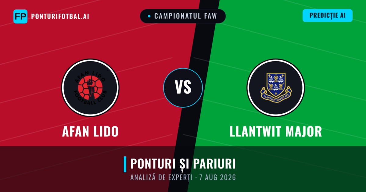 Afan Lido vs Llantwit Major — pronostic și avancronică meci