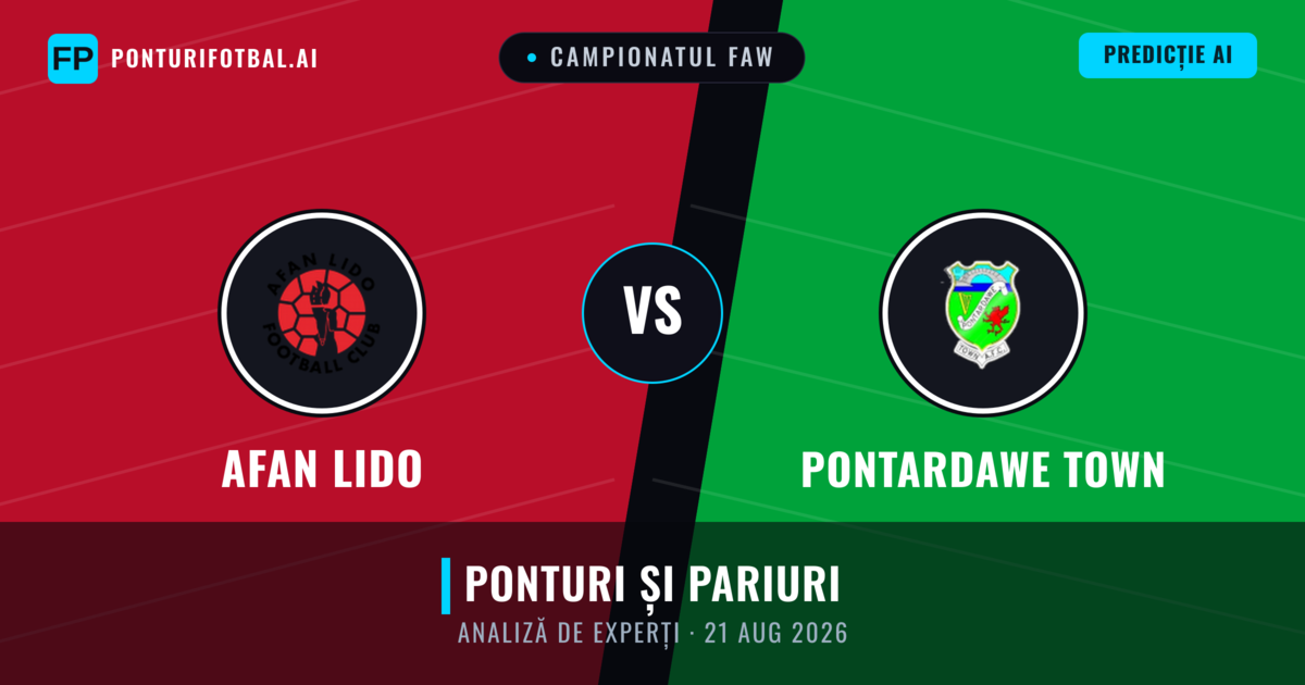 Afan Lido vs Pontardawe Town — pronostic și avancronică meci