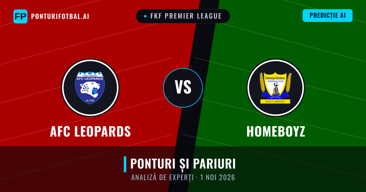 AFC Leopards vs Homeboyz — pronostic și avancronică meci