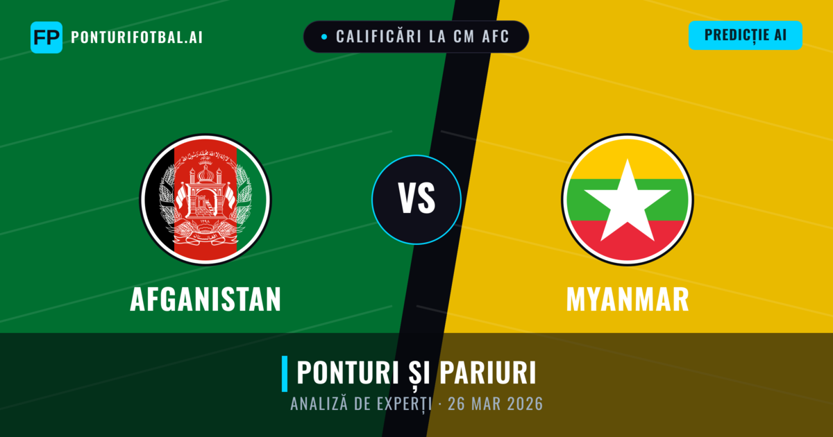 Afganistan vs Myanmar — pronostic și avancronică meci