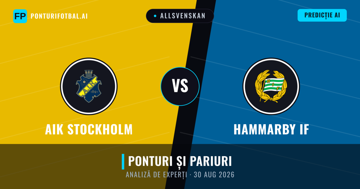 AIK Stockholm vs Hammarby IF — pronostic și avancronică meci