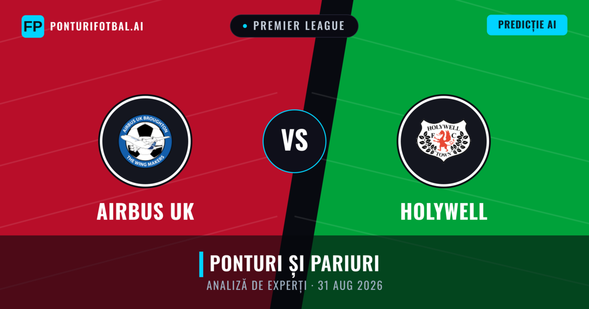 Airbus UK vs Holywell — pronostic și avancronică meci