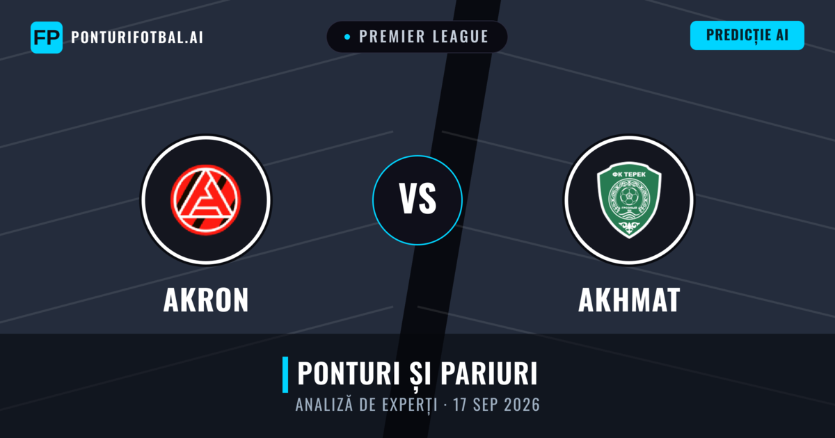 Akron vs Akhmat — pronostic și avancronică meci