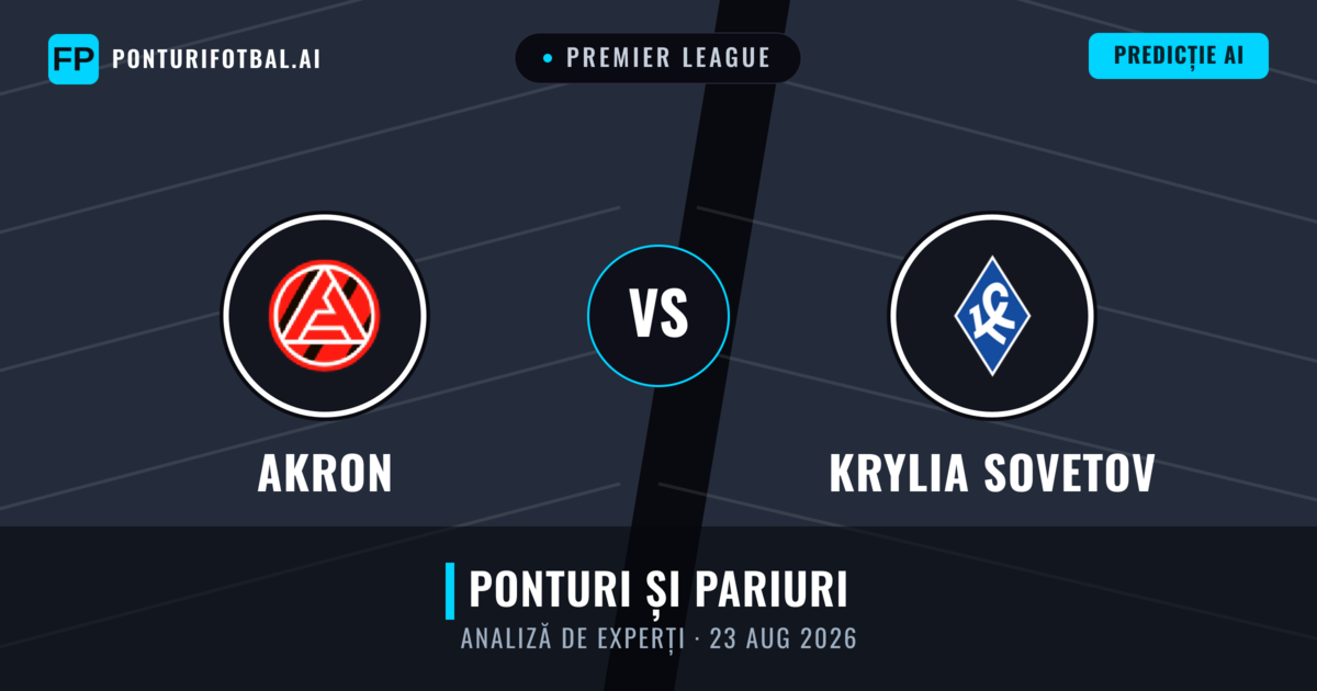 Akron vs Krylia Sovetov — pronostic și avancronică meci