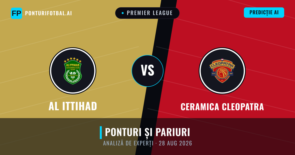 Al Ittihad vs Ceramica Cleopatra — pronostic și avancronică meci