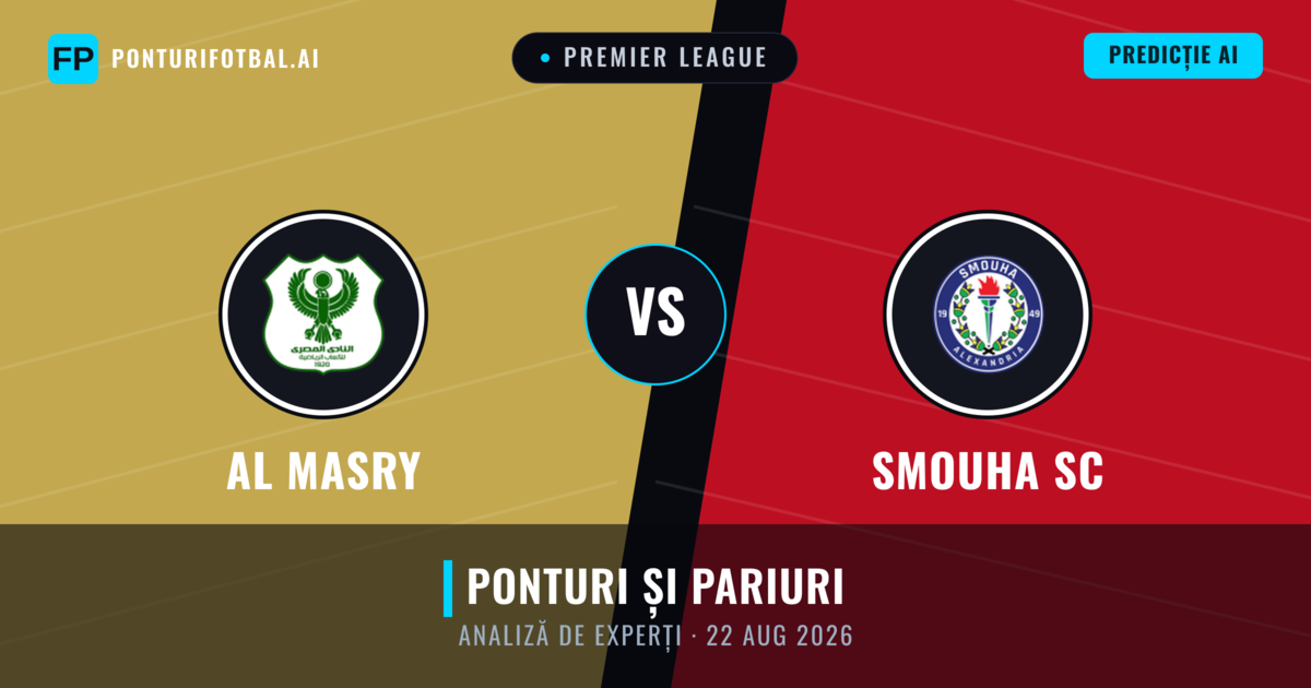 Al Masry vs Smouha SC — pronostic și avancronică meci