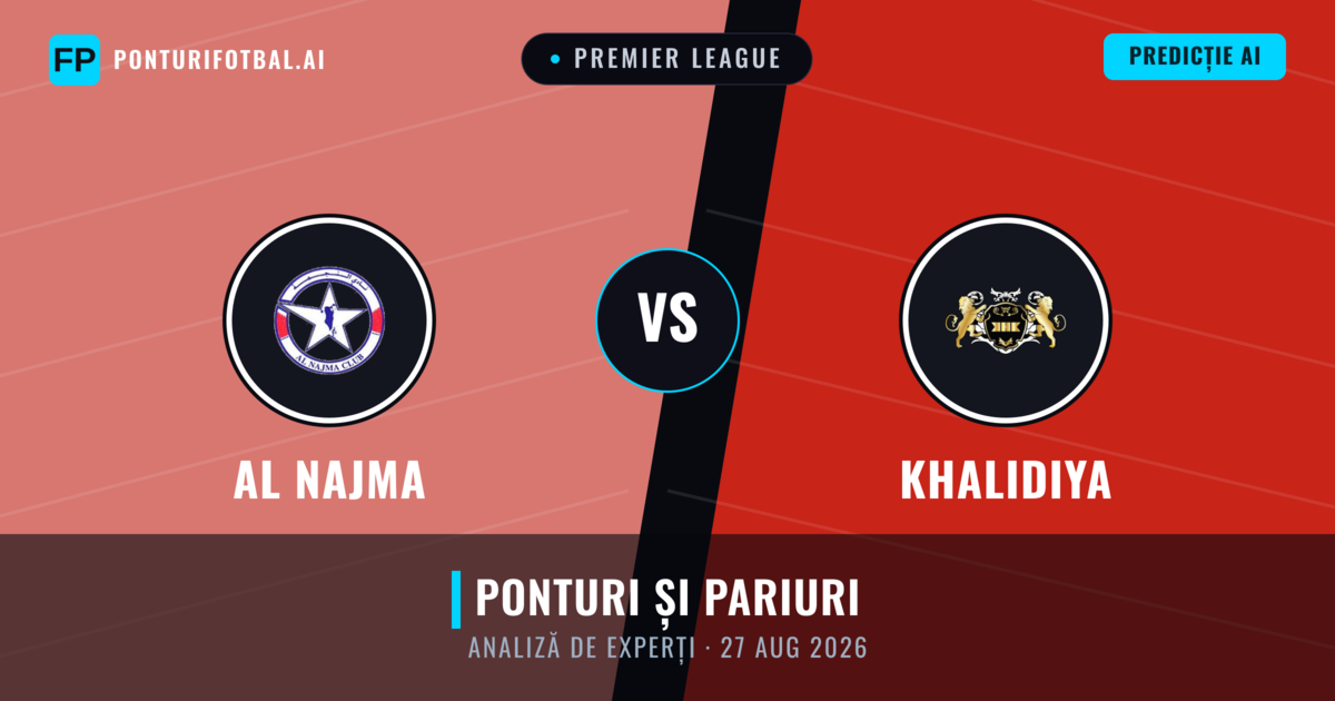 Al Najma vs Khalidiya — pronostic și avancronică meci