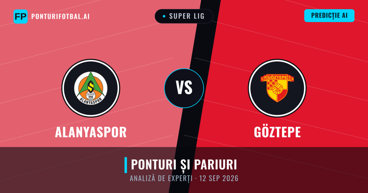 Alanyaspor vs Göztepe — pronostic și avancronică meci