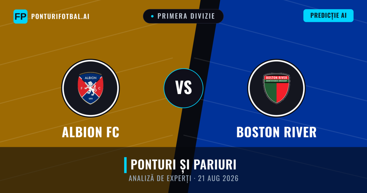 Albion FC vs Boston River — pronostic și avancronică meci