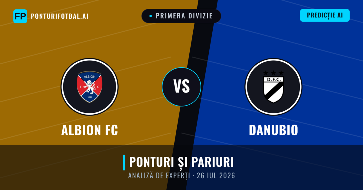 Albion FC vs Danubio — pronostic și avancronică meci