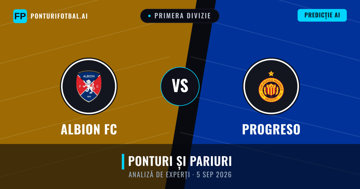 Albion FC vs Progreso — pronostic și avancronică meci
