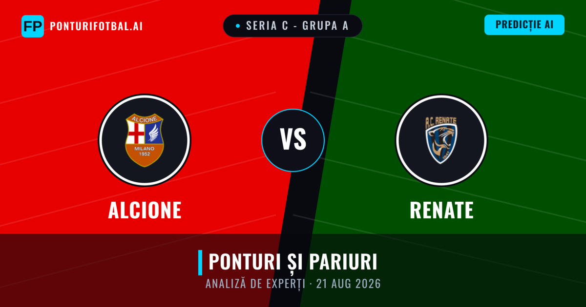 Alcione vs Renate — pronostic și avancronică meci