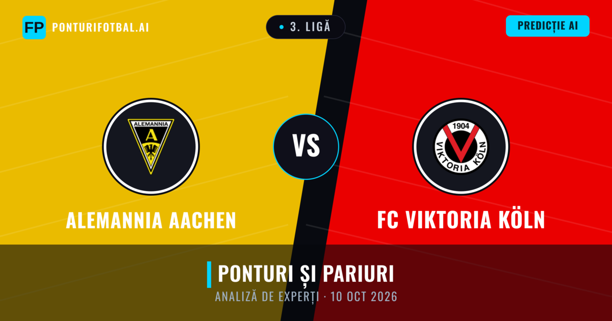 Alemannia Aachen vs FC Viktoria Köln — pronostic și avancronică meci