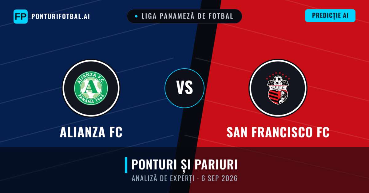 Alianza FC vs San Francisco FC — pronostic și avancronică meci