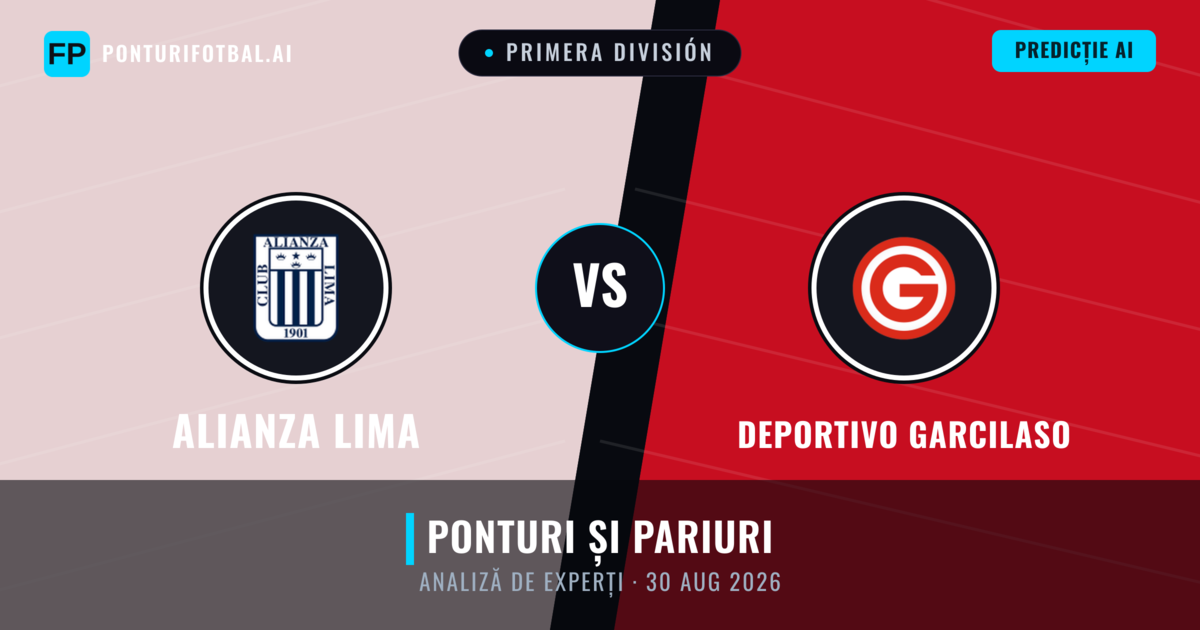 Alianza Lima vs Deportivo Garcilaso — pronostic și avancronică meci